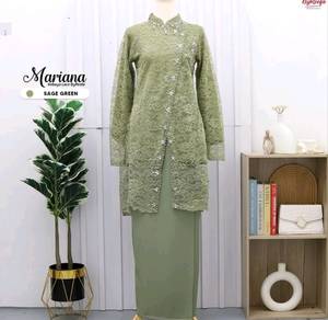 baju kurung lace 