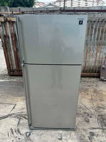 (Sharp) Fridge 2 Door Peti Sejuk Ais Freezer Refri
