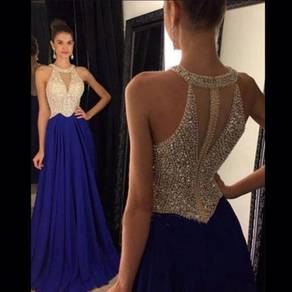 Diamond wedding prom dress gown red RBP0702