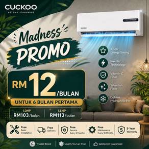 Promosi Aircond Bulanan Ansuran AC151
