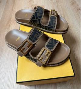 Authentic Fendi Feel Slides