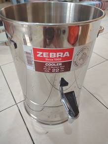 zebra Thailand 22cm stainless steel cooler