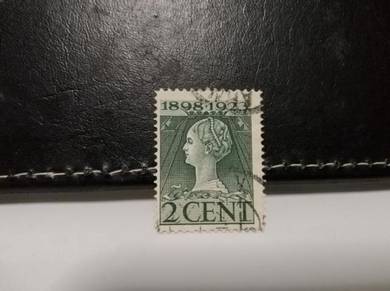 1923 Netherlands Stamp Queen Wilhelmina
