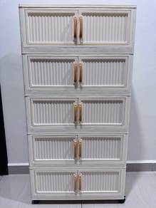 Brand New Foldable 5-Tier Storage Cabinet
