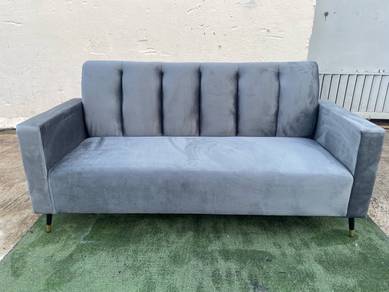 SO30G3  NEW * Kerusi 3 Seater Sofa Velvet Fabric