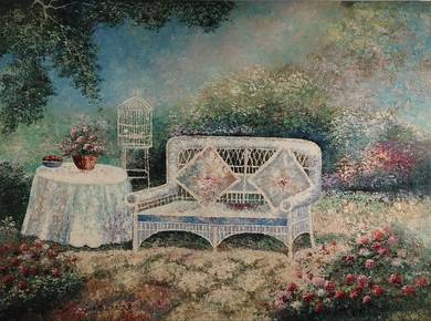Garden Retreat – Reproduction Oil Painting