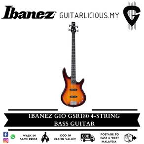Ibanez GSR180 Gio Series 4 String Electric Bass-GS