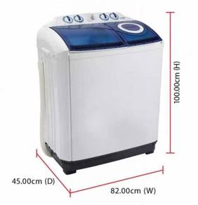 Khind 10 Kg semi auto washing machine