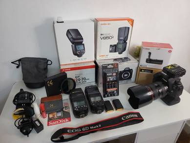 Canon 6d mark ii + lens canon 24-70mm f2.8 L USM 