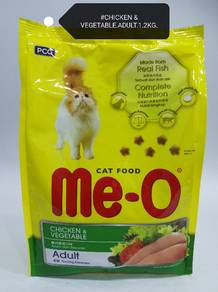 Me-O Adult Cat Food 1.2kg Chicken Vegetable Kucing