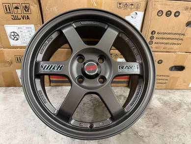New rim 15x6.5jj volk rays te37 thai dark bronze