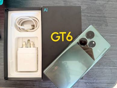 Realme GT6 256GB Fullset with Box and Charger