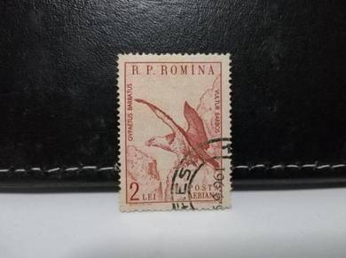 1960 Romania Stamp Bird Bearded Vulture