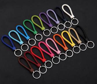 KEYCHAIN PU LEATHER KEYFOB KEY CHAIN DOOR GiFT