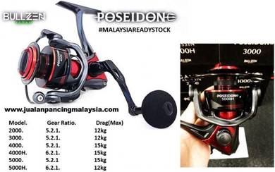 Bullzen poseidon sw metal reel new model 2020