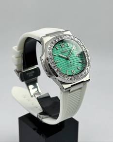 Custom Seiko Mod 40mm Tiffany Diamond Nautilus