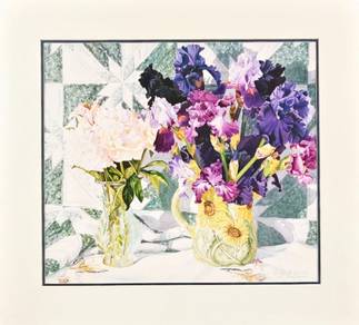 Irises - Limited edition lithograph (17/500, 1993)