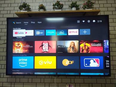 Sharp android tv 4k uhd 60inci