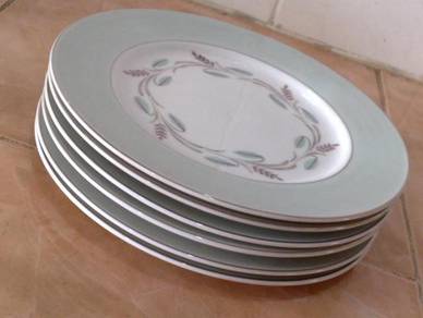 Pinggan antique sone china cake plate 6