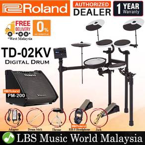 Roland TD-02KV V-Drums Electronic Digital PM200