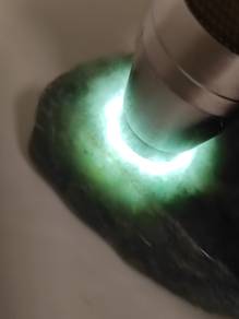 Ice Black Natural Burma Jadeite Jade Rough Stone