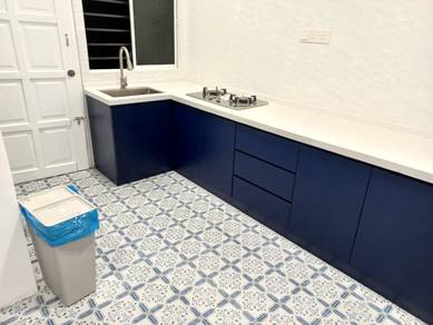 Kitchen cabinet tv console customized kitchen