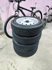 Rim besi axia 14 + tayar