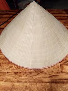 Traditional conical Vietnamese straw hat