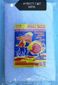 FM171 Filter Wool 3feet Aquarium Fish Ikan Water