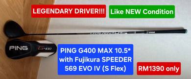 Legendary Ping G400 MAX 10.5* Fujikura EVO IV- S