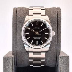 Like New Dec 2018 Rolex Oyster Perpetual 34 Black
