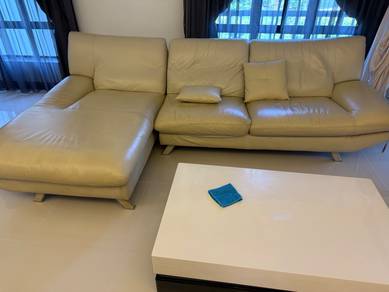 3-Seater L-Shape Sofa + (FREE) Modern Coffee Table