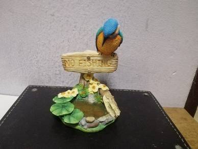 Vintage Figurine Kingfisher Bird