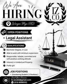 Convey Lawyer/Legal Assistant di Wangsa Maju