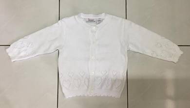 Jenni Baby White Sweater/Cardigan ~ FREE SHIPPING