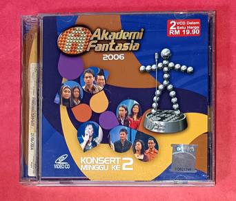 AF AKADEMI FANTASIA 2006 KONSERT 2 VCD VIDEO Cd