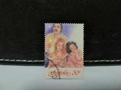 Australia Stamp Christmas Carol Singing Family L