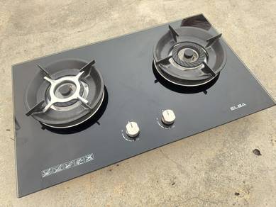 Elba built-in glass gas hob