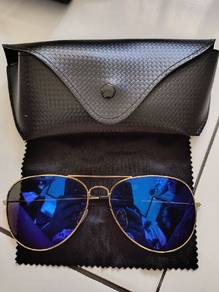 SilverBlue Sunglasses CerminMata Gelap 