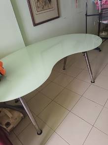 Ikea Galant Glass Desk Table