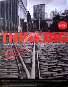 Think Big New York Brooklyn Bridge Festival Poster
