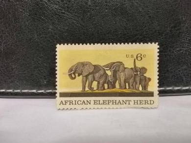 1970 USA Stamp Elephants