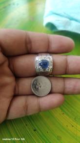 Cincin perak blue Sapphire