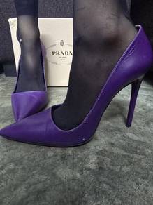 PRADA Purple Pointed Toe Heels