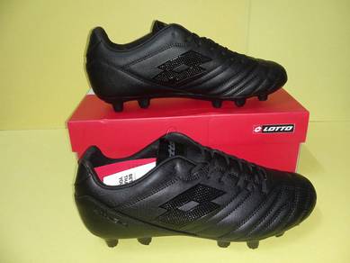 ITEM BARU_Kasut Bola Soccer Shoes LOTTO Black 7uk
