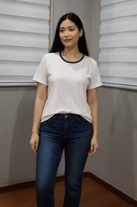 Uniqlo slim fit selvedge women W33 2233