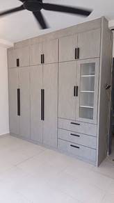 Kitchen cabinet melamine wardrobe dressing table