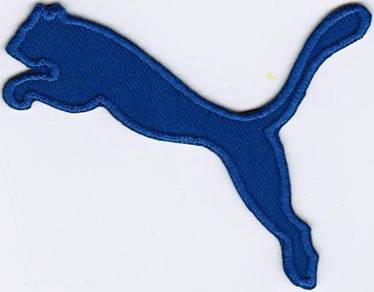 PUMA R BLUE Emblem Logo Badge Iron On Badge Patch