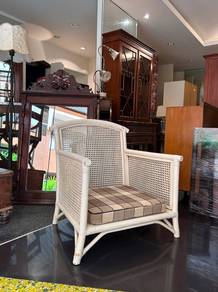 VINTAGE rattan 1970s BRITISH colonial era style
