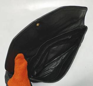 Vintage Black Clutch Bag